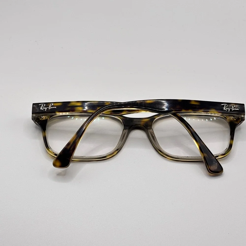 Ray-Ban‎ 5286 5082 Havana Tortoise Shell Rectangular Eyeglasses Frames 51-18-135